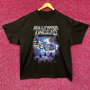 Hollywood Undead Mount Crushmore Black T-Shirt XXL